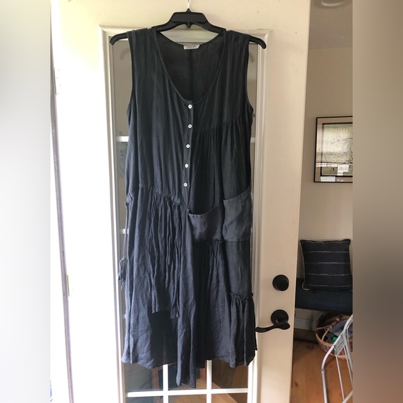 Linen summer dress - Picture 7 of 8